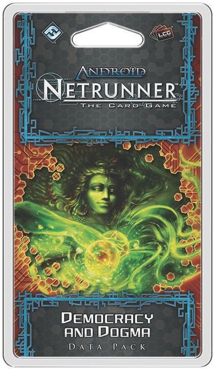 Portada de Android: Netrunner – Democracia y Dogma