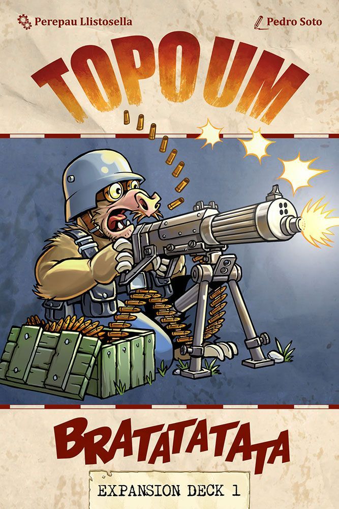 Portada de Topoum: Bratatatata – Expansion Deck I