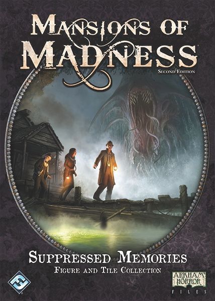 Portada de Las Mansiones de la Locura: Segunda Edición – Recuerdos Reprimidos: Miniaturas y Módulos de Tablero