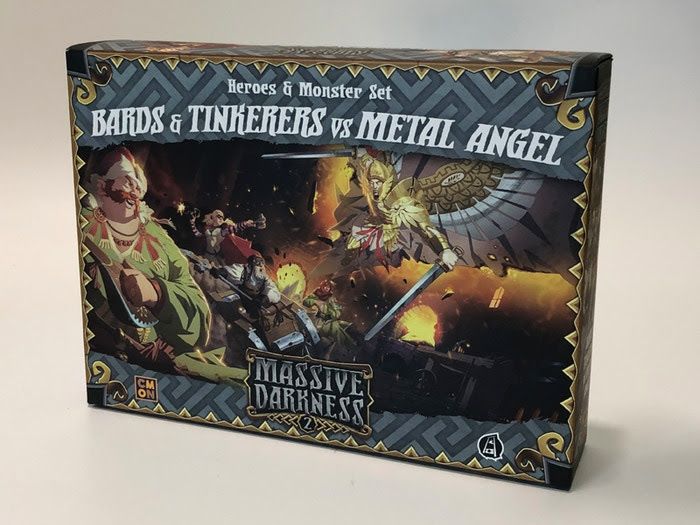 Portada de Massive Darkness 2: Heroes & Monster Set – Bards & Tinkerers vs Metal Angel