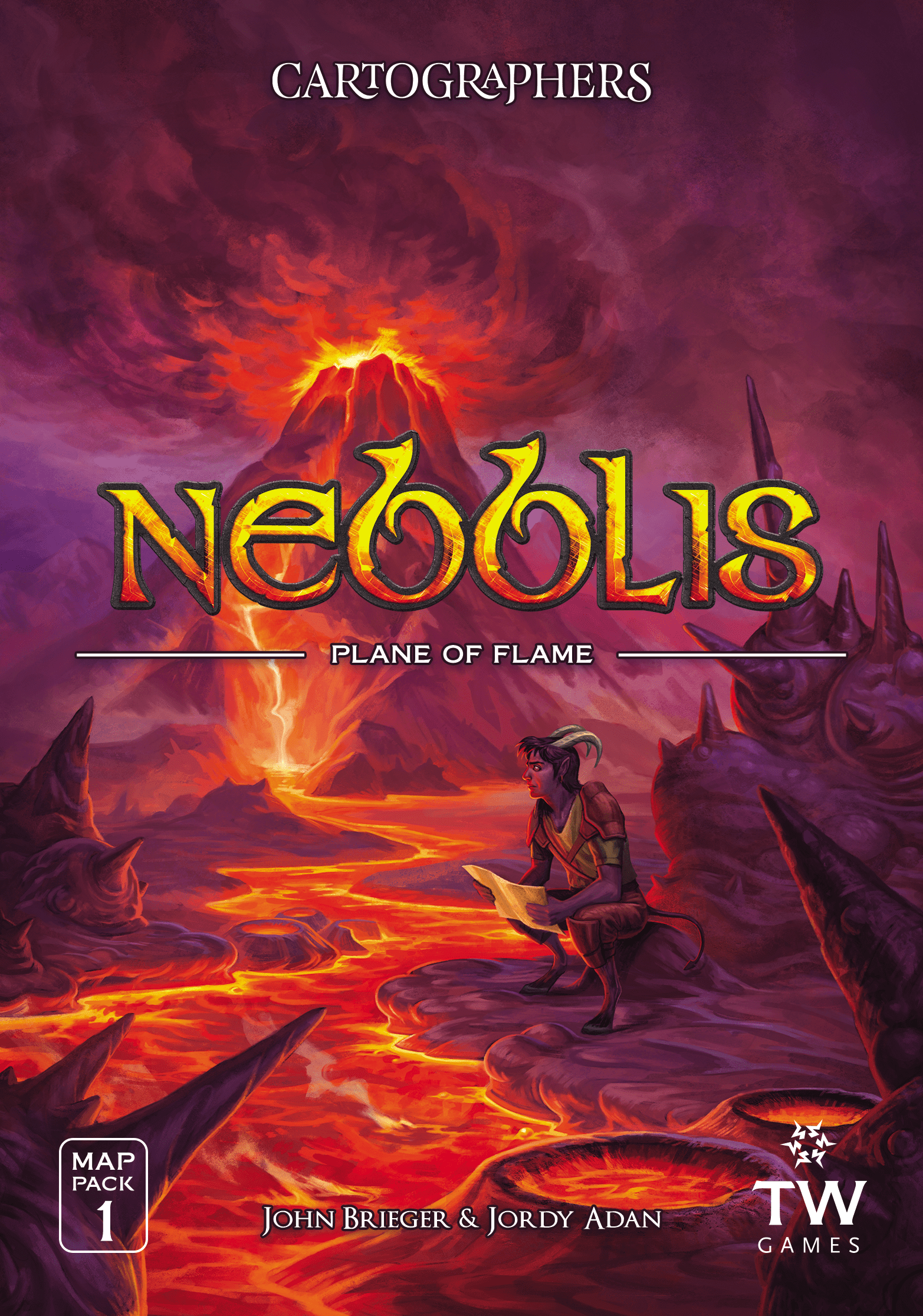 Portada de Cartógrafos Pack de Mapas 1: Nebblis – Plano en llamas