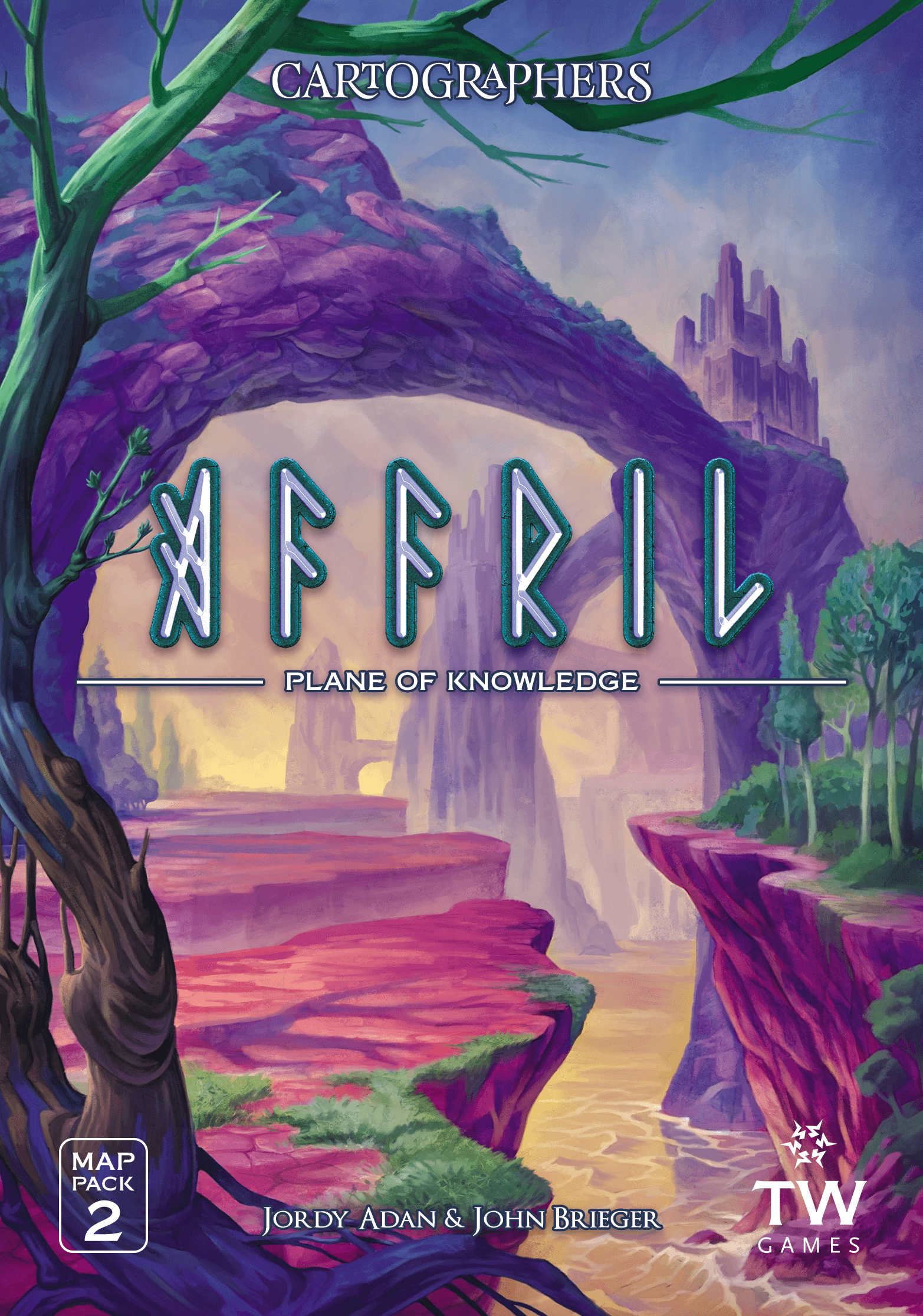 Portada de Cartógrafos Pack de Mapas 2: Affril – Plano del conocimiento