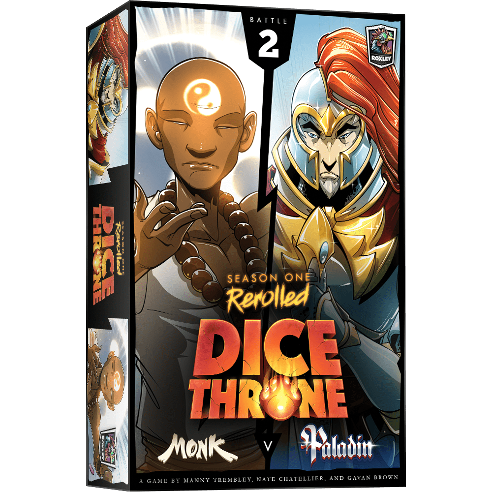 Portada de Dice Throne: Season One ReRolled – Monk v. Paladin