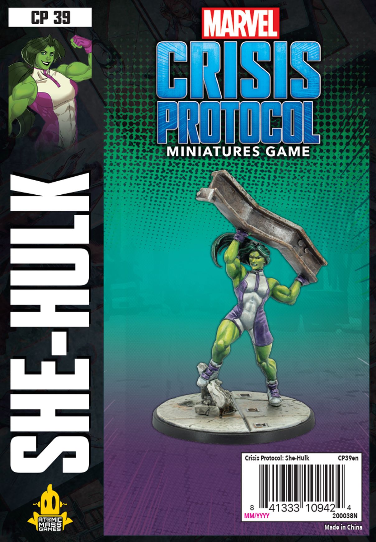 Portada de Marvel: Crisis Protocol – She-Hulk