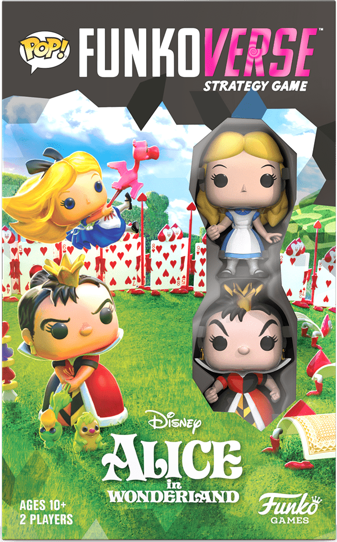 Portada de Funkoverse Strategy Game: Alice in Wonderland 100