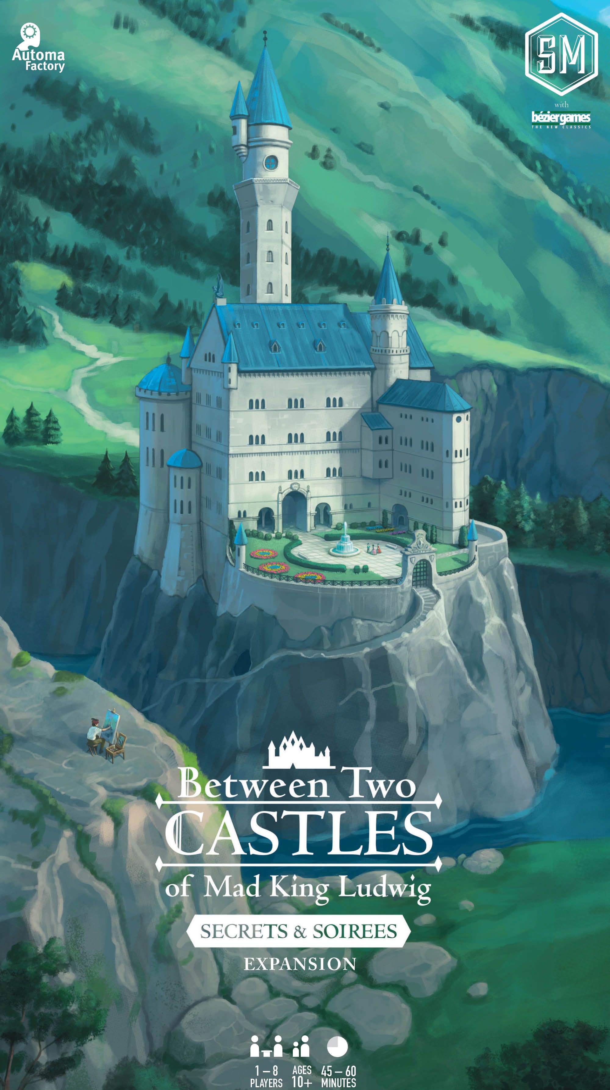 Portada de Entre Dos Castillos del Rey Loco Ludwig: Secretos y Veladas Expansión