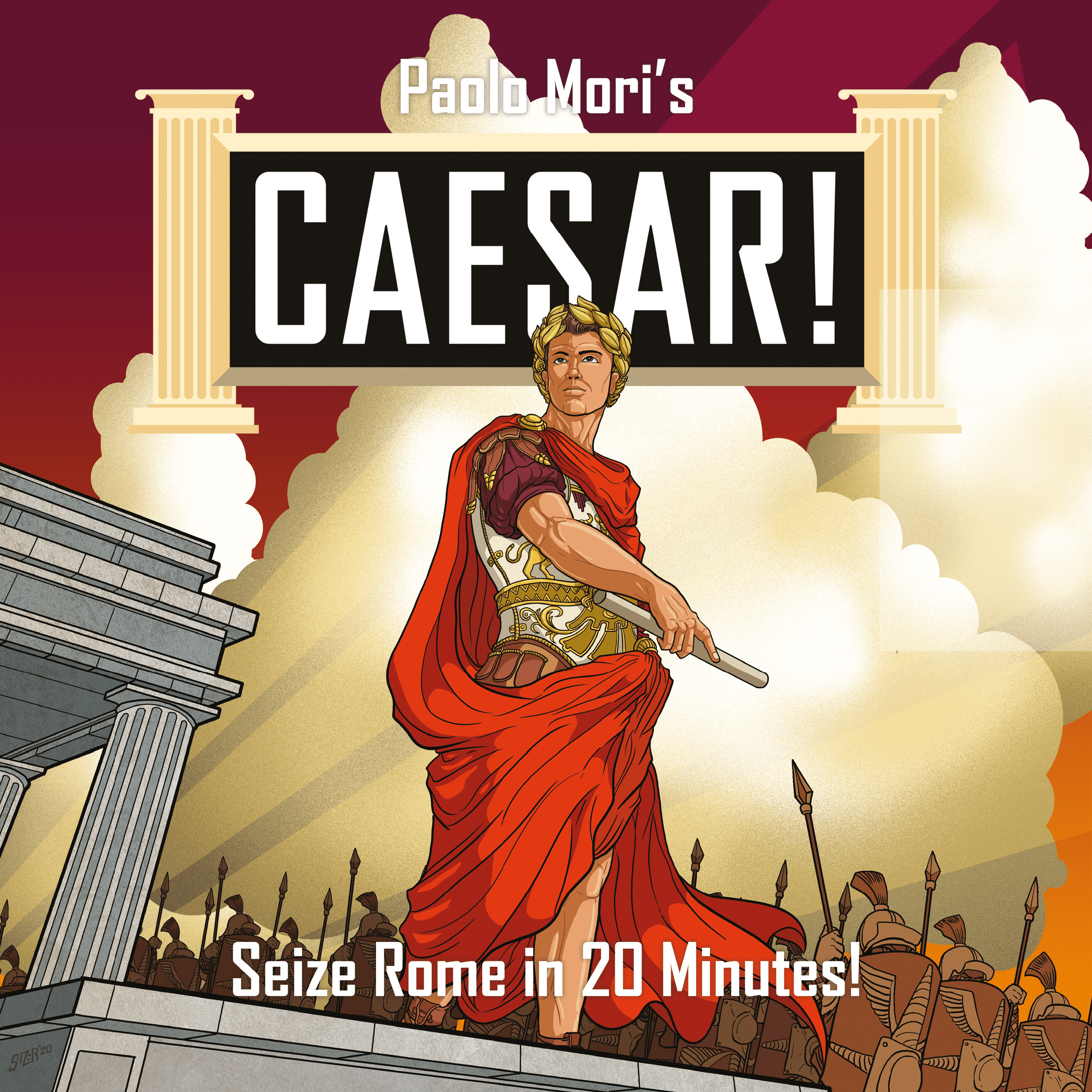 Portada de ¡César!: ¡Conquista Roma en 20 minutos!