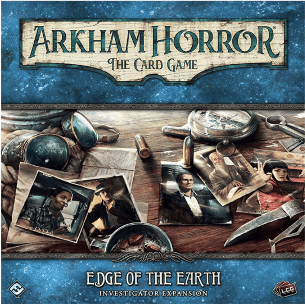 Portada de Arkham Horror: El Juego de Cartas – Los Confines de la Tierra: Expansión de Investigadores