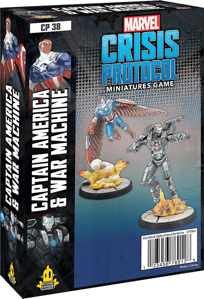 Portada de Marvel: Crisis Protocol – Captain America & War Machine