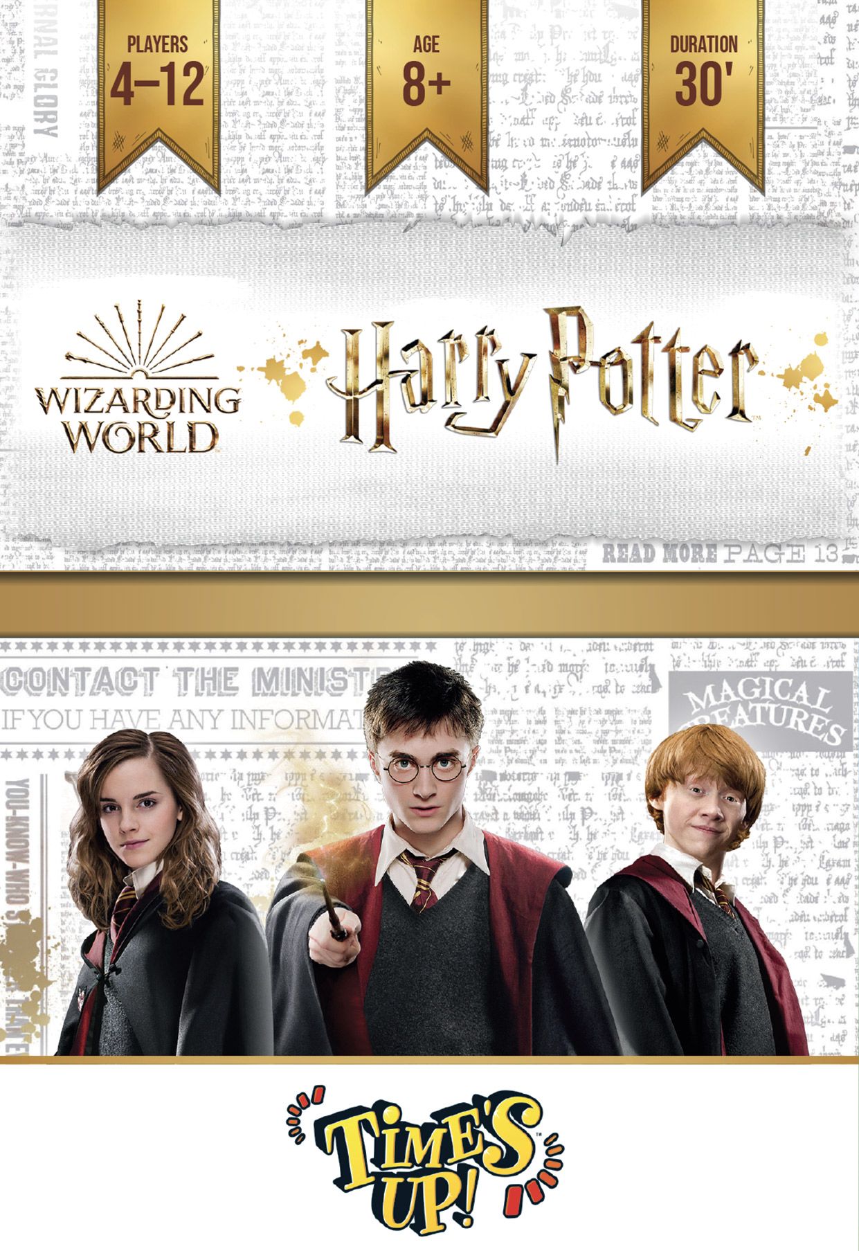 Portada de Time's Up!: Harry Potter