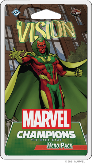 Portada de Marvel Champions: El Juego de Cartas – The Vision Pack de Héroe