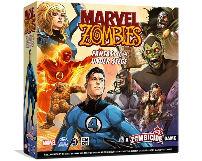 Portada de Marvel Zombies: A Zombicide Game – Fantastic Four: Under Siege