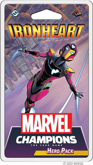 Portada de Marvel Champions: El Juego de Cartas – Ironheart Pack de Héroe