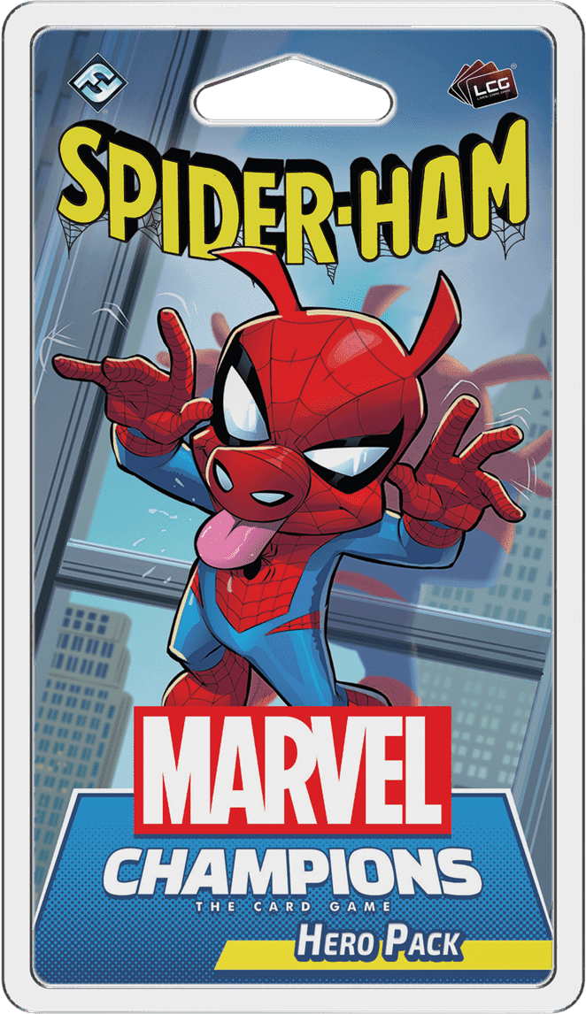 Portada de Marvel Champions: El Juego de Cartas – Spider-Ham Pack de Héroe