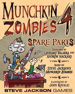 Juego de mesa Munchkin Zombies 4: Spare Parts