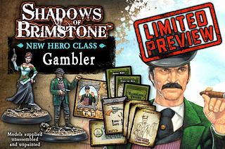 Juego de mesa Shadows of Brimstone: Gambler Hero Pack