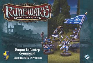 Juego de mesa Runewars Miniatures Game: Daqan Infantry Command – Unit Upgrade Expansion