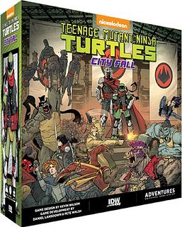 Juego de mesa Teenage Mutant Ninja Turtles Adventures: City Fall
