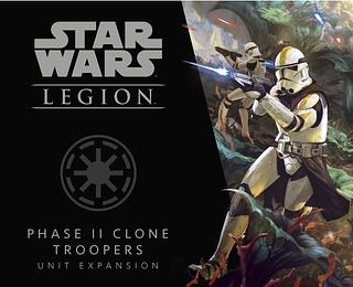 Juego de mesa Star Wars: Legion – Soldados Clon Fase II Expansión de Unidad